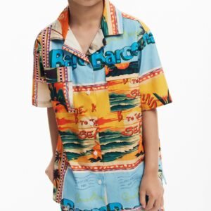 Tropische ansichtkaarten blouse - MATERIAL FINISHES - 11/12