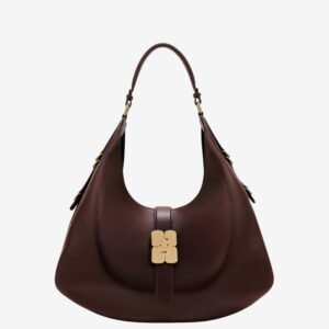 Ganni shopper Kat Large A6996 chicory coffee