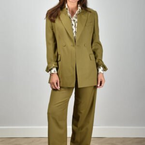 Margaux Lonnberg broek Cesare B/BR/G green