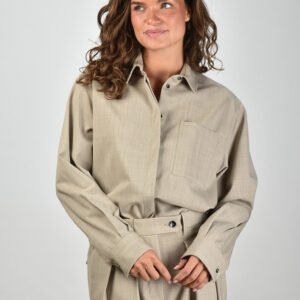 Nine In The Morning blouse 9FW25-AZ07 beige
