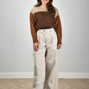 Nine In The Morning broek Petra 9FW25-PE90 ivory