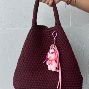 Shouia bag charm Kiki Heart 61 paars