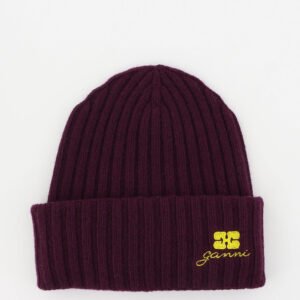 Ganni muts A6930 burgundy