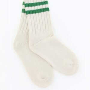 Mell O Cashmere sokken 210104 wit/groen