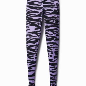 Slim fit legging met dierenprint - RED - M