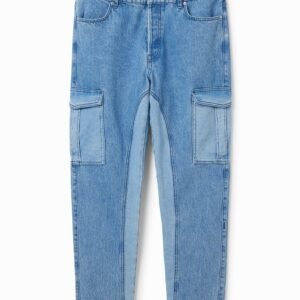 Hybride cargobroek - BLUE - 34