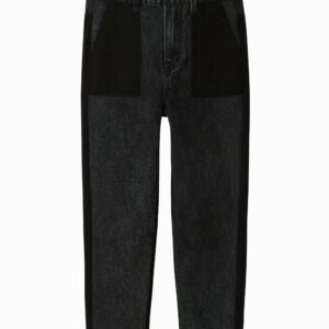 Rechte hybride spijkerbroek - BLACK - 11/12