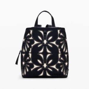 Bloemenrugzak - BLACK - U