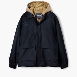 Windjack met capuchon - BLACK - L