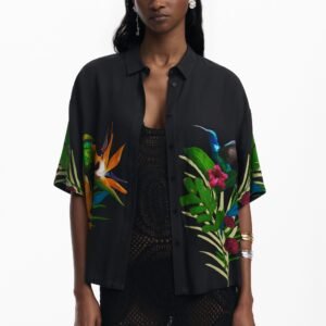 Hawaïshirt - BLACK - XL