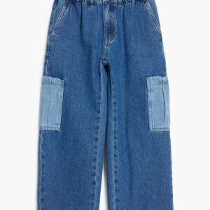 Utility spijkerbroek - BLUE - 13/14