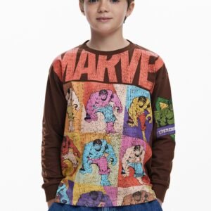 Hulk™ T-shirt met lange mouwen - BROWN - 13/14