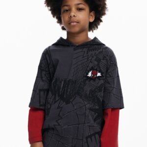 Spiderman™ T-shirt met laagjeslook - BLACK - 3/4