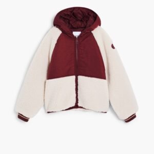 Schaapachtige jas met capuchon - WHITE - 3/4
