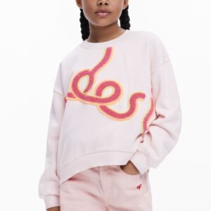Logo sweatshirt met lus - RED - 11/12