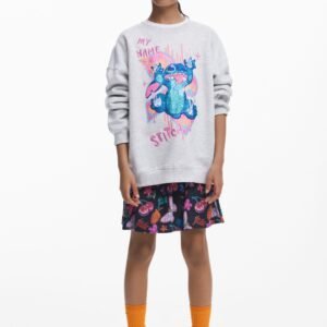 Stitch™ glitter sweatshirt - WHITE - 11/12