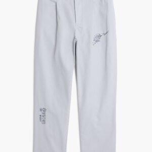 Lange broek tailor met borduursels - BLACK - 28