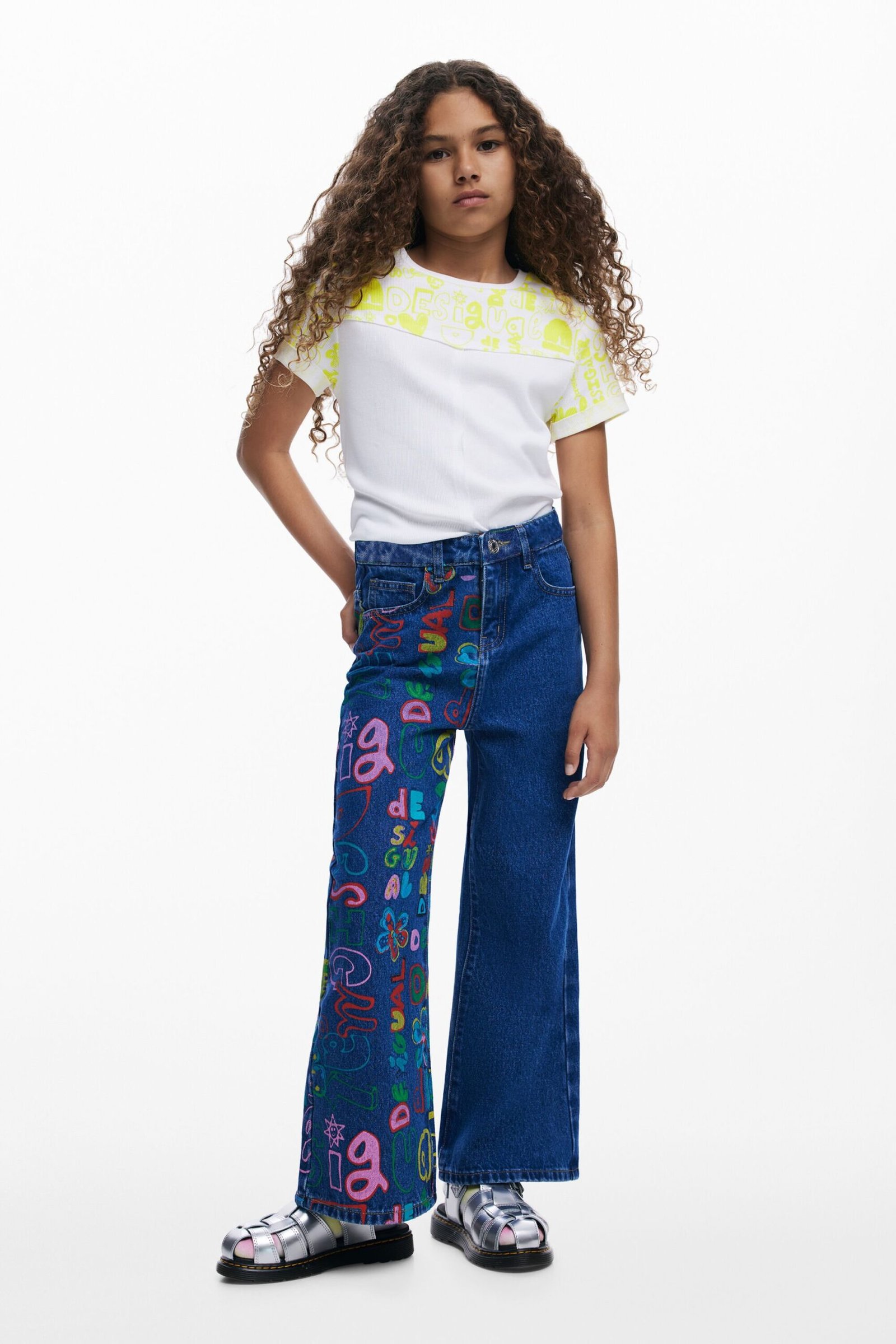 Happy jeansbroek - BLUE - 7/8 1 Happy jeansbroek - BLUE - 7/8