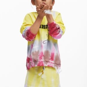 Korte tie-dye rok - MATERIAL FINISHES - 5/6