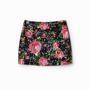 Roze minirok pailletten M. Christian Lacroix - MATERIAL FINISHES - L