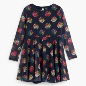 Bloemenjurk - BLUE - 11/12