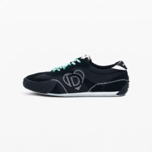 Sneakers met geborduurd logo - BLACK - 37