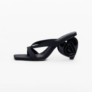 Haksandaal met hartjesprint - BLACK - 38