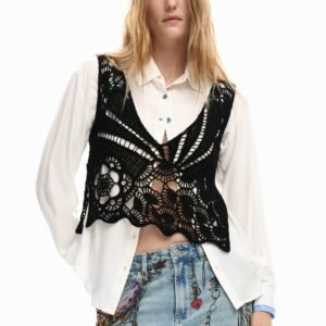 2-in-1 overhemd met lange mouwen - WHITE - M