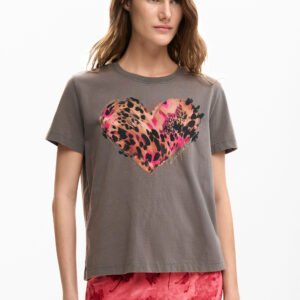 T-shirt hart tijger - BLACK - L