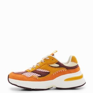 Runner sneakers suède patch - MATERIAL FINISHES - 36