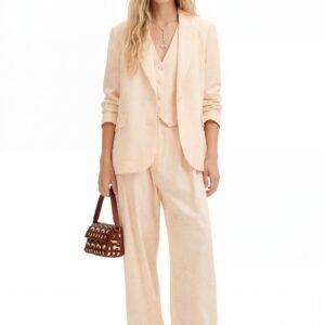 Recht jack bloemen - WHITE - XS