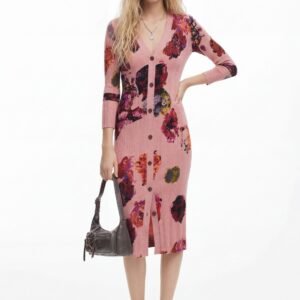 Midi gebreide jurk M. Christian Lacroix - RED - M