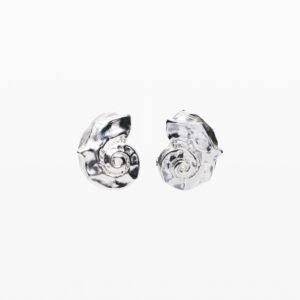 Oorbellen schelp bad zilver Zalio - BLACK - U