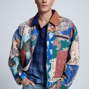 Patchwork-jas - WHITE - L