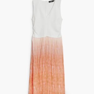 Lange jurk met kleurverloop - ORANGE - M