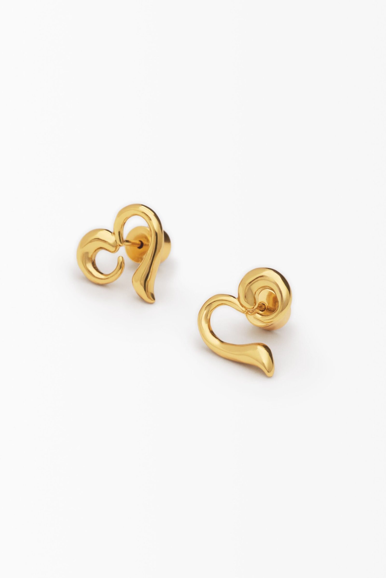 Hartvormige oorbellen zalio - MATERIAL FINISHES - U 1 Hartvormige oorbellen zalio - MATERIAL FINISHES - U