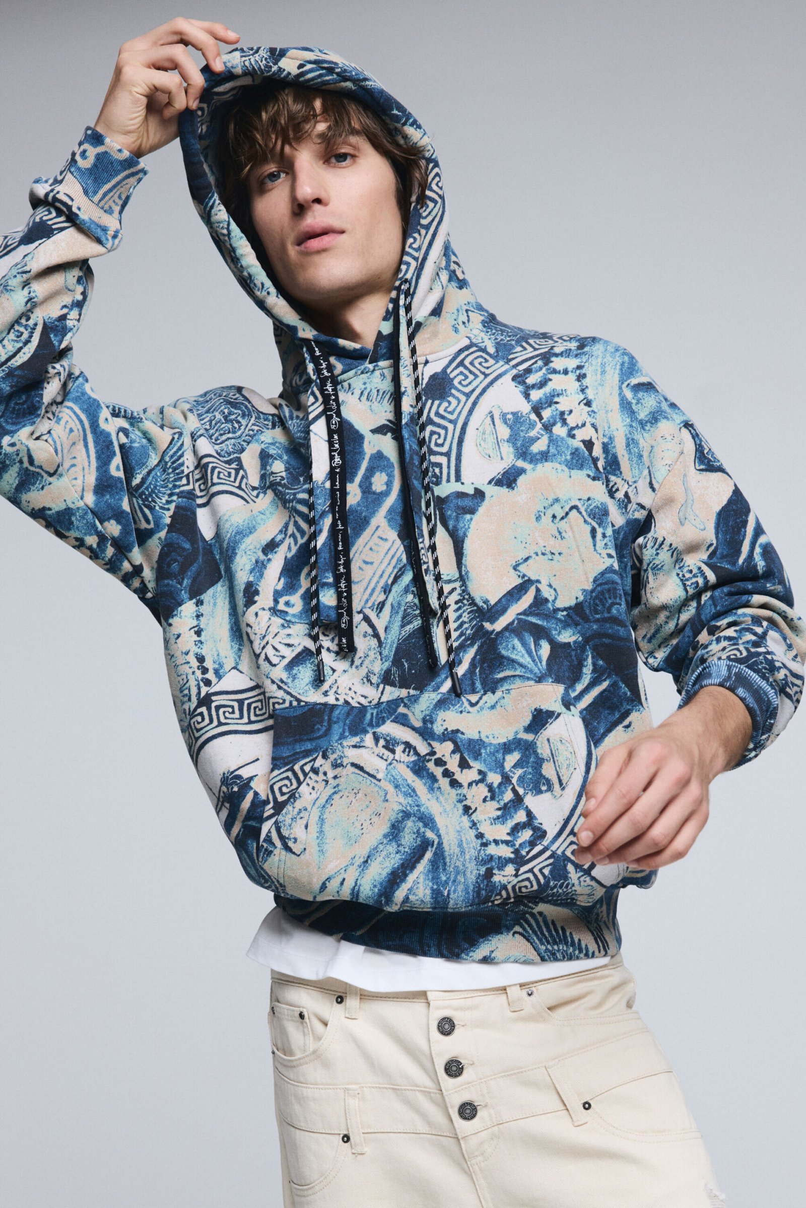Mozaïek sweatshirt - BLUE - L 1 Mozaïek sweatshirt - BLUE - L