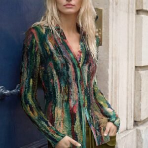 Multicolourprint overhemd - MATERIAL FINISHES - S