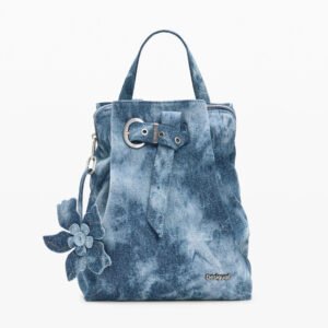 Kleine denim rugzak - BLUE - U