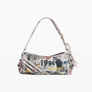 Kleine bedrukte tas - MATERIAL FINISHES - U