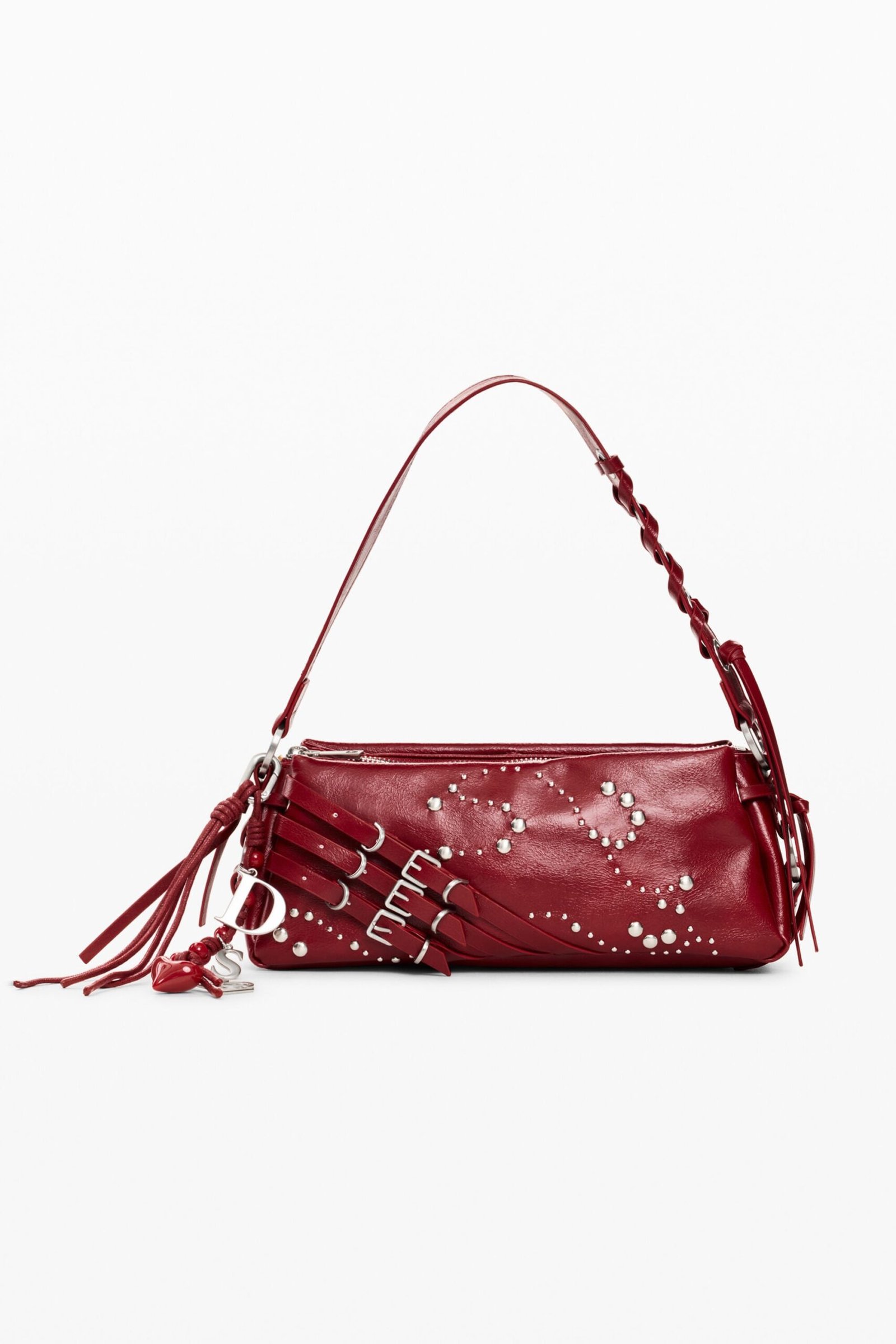 Kleine tas met lederlook - RED - U 1 Kleine tas met lederlook - RED - U