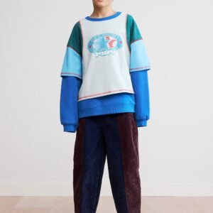 Sportieve sweat gecombineerd - BLUE - 11/12