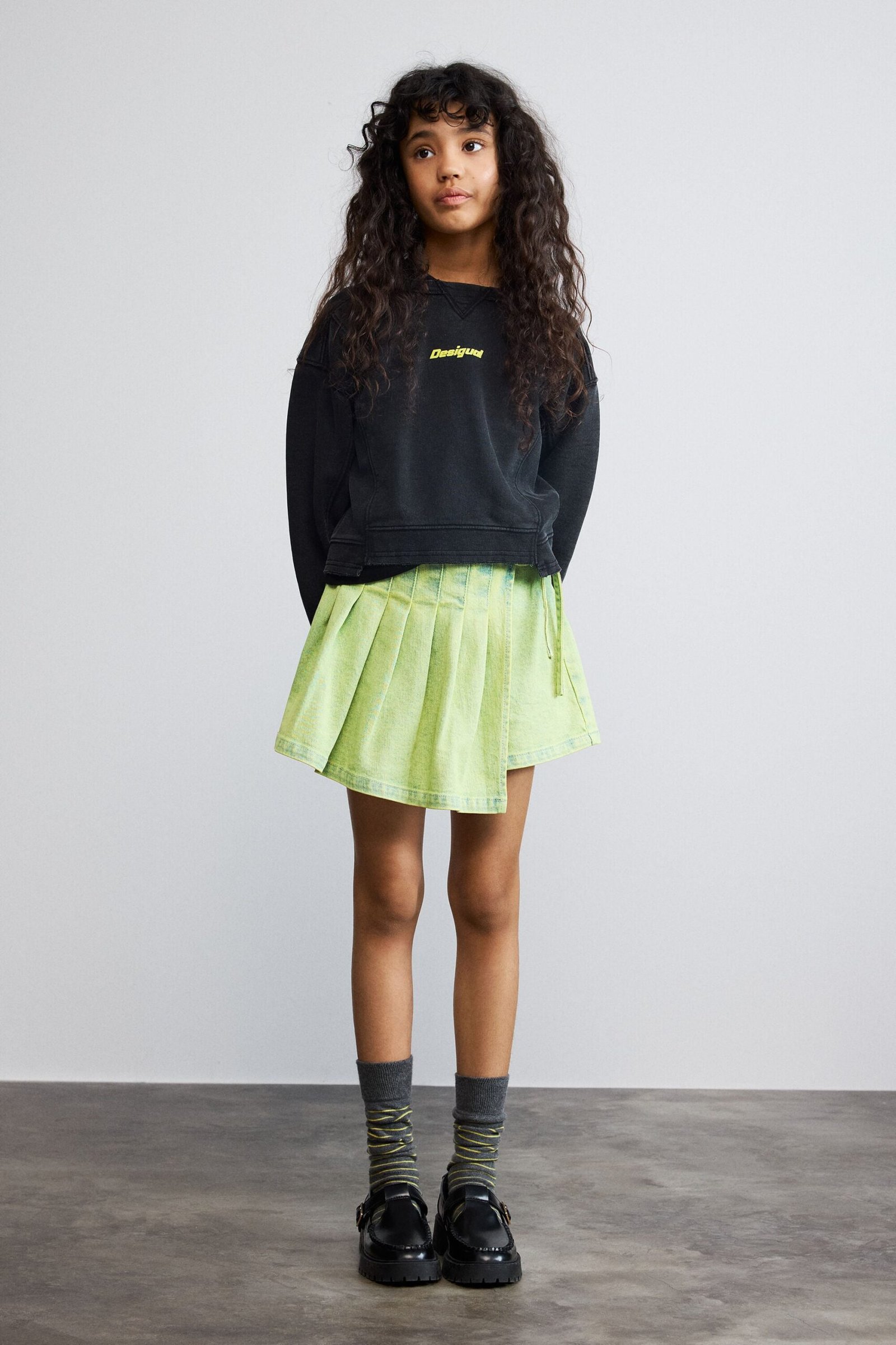 Sweatshirt met logonaden - BLACK - 3/4 1 Sweatshirt met logonaden - BLACK - 3/4
