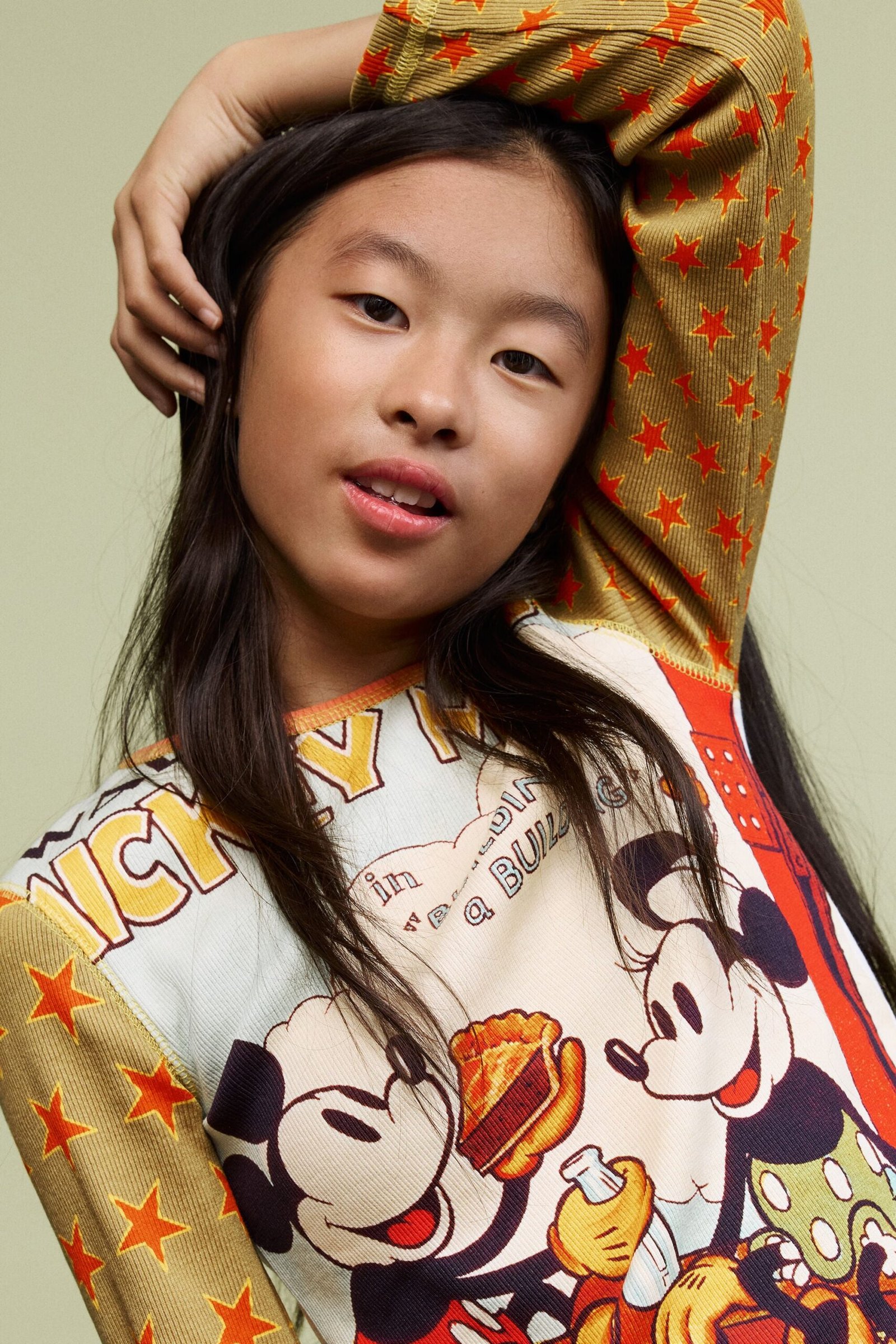 Mickey™ shirt met lange mouwen - MATERIAL FINISHES - 3/4 1 Mickey™ shirt met lange mouwen - MATERIAL FINISHES - 3/4