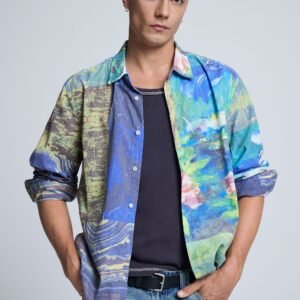Overhemd met paisleyprint - GREEN - L