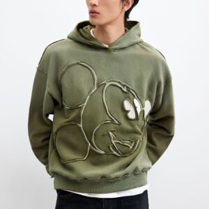Bedrukte Mickey™-sweater - GREEN - M