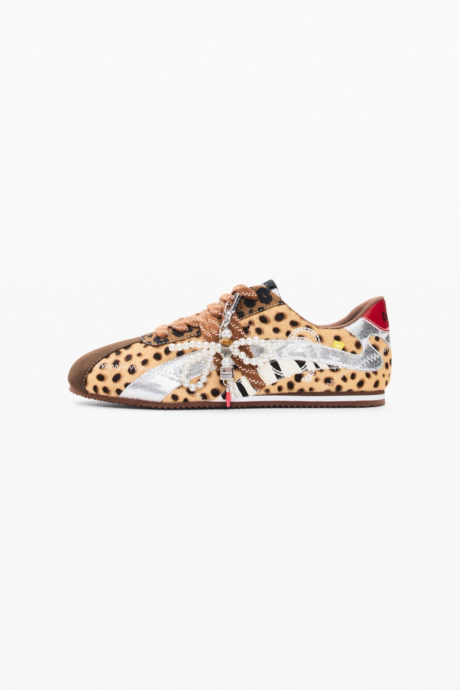 Sneakers met dierenprint 100% leer - MATERIAL FINISHES - 36 1 Sneakers met dierenprint 100% leer - MATERIAL FINISHES - 36