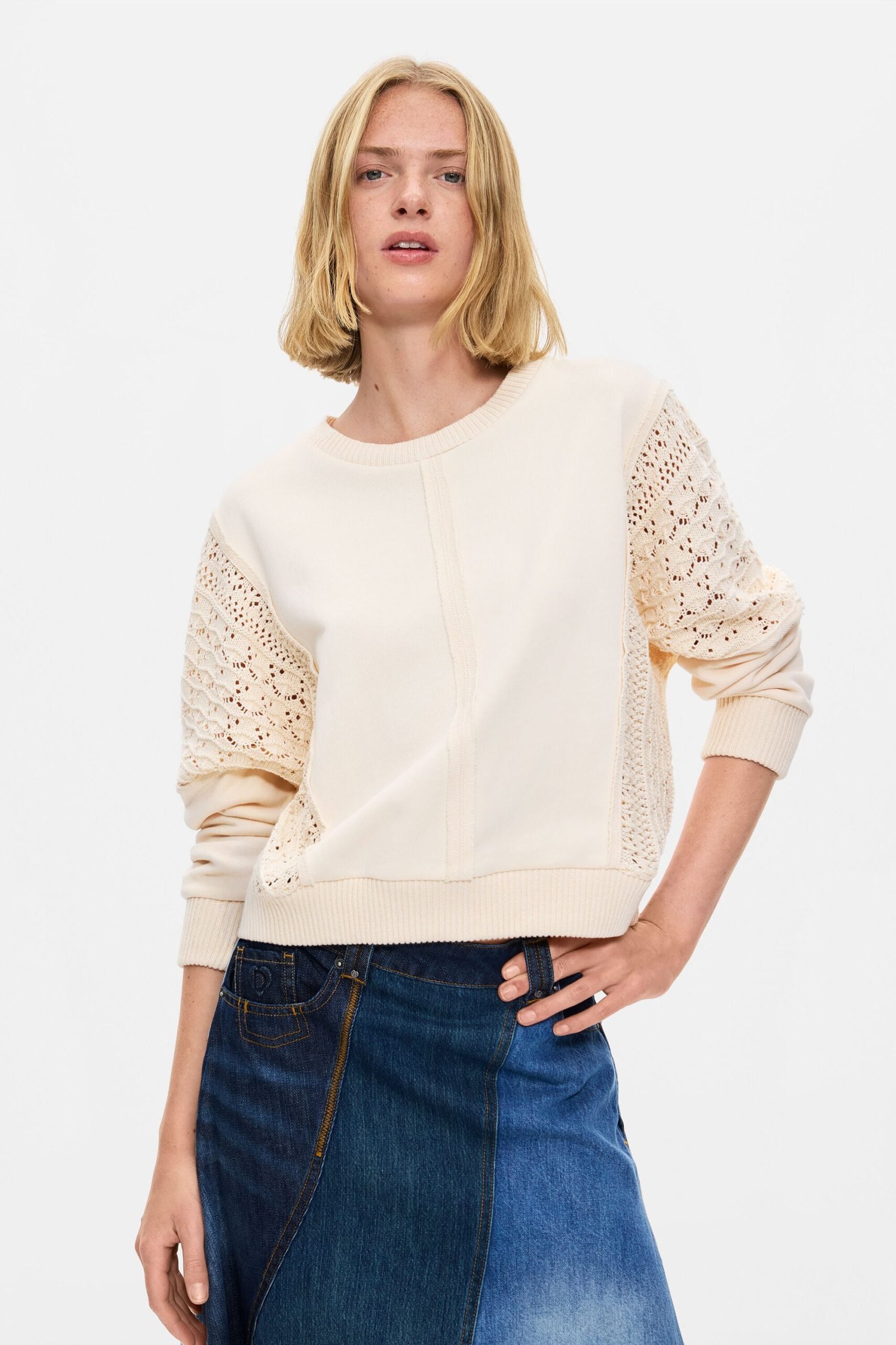 trui 100% katoen - WHITE - L 1 trui 100% katoen - WHITE - L
