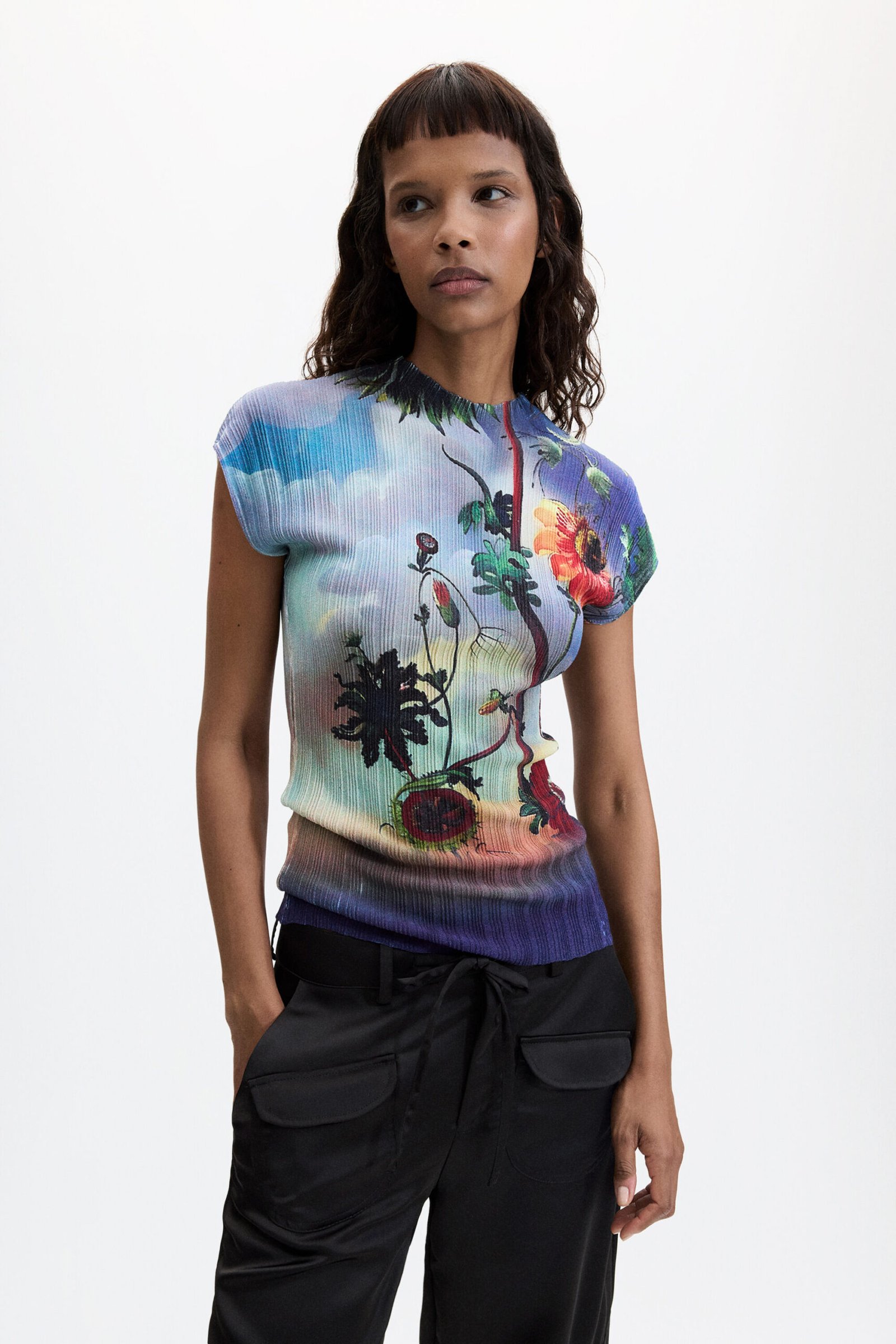 Bedrukte T-shirt - BLUE - L 1 Bedrukte T-shirt - BLUE - L