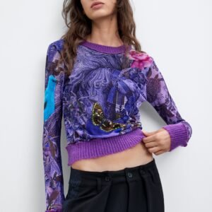 Bedrukte T-shirt M. C. Lacroix - RED - XS